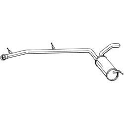 Koncový tlmič výfuku BOSAL 282-859