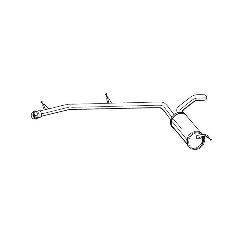 Koncový tlmič výfuku BOSAL 282-859