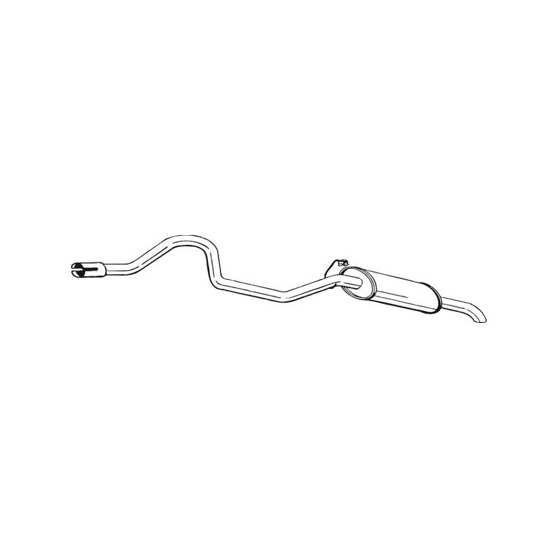 Koncový tlmič výfuku BOSAL 286-069