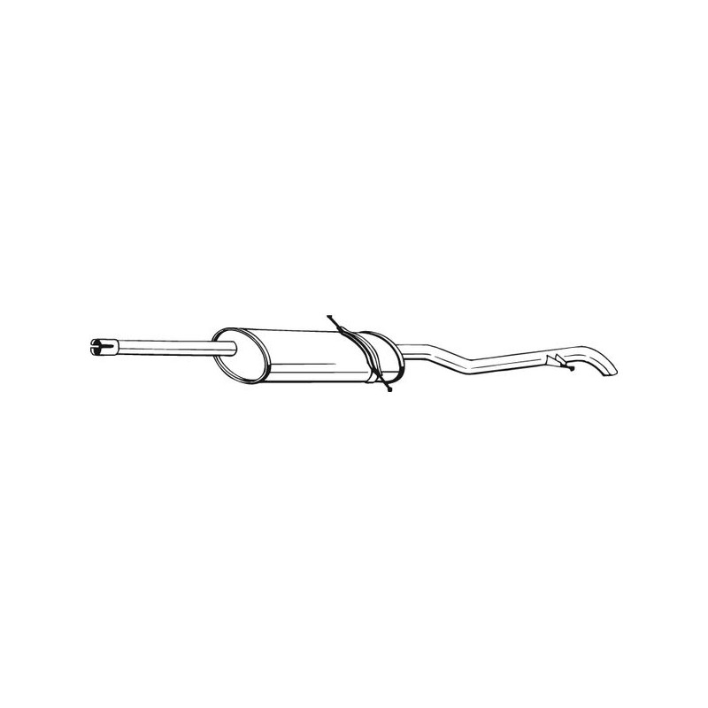 Koncový tlmič výfuku BOSAL 286-555