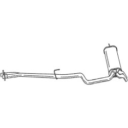 Koncový tlmič výfuku BOSAL 288-119