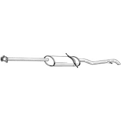 Koncový tlmič výfuku BOSAL 289-031