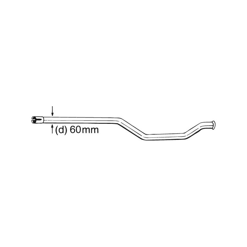 Opravné potrubie pre Katalyzátor BOSAL 889-007