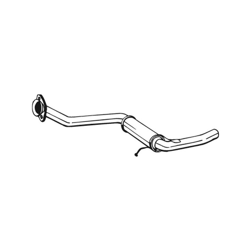 Stredný tlmič výfuku BOSAL 100-335