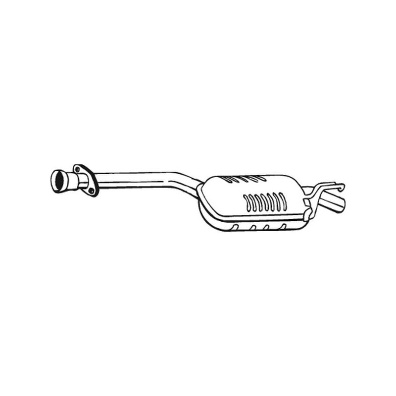 Stredný tlmič výfuku BOSAL 175-135