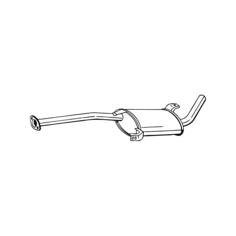 Stredný tlmič výfuku BOSAL 279-125