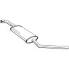 Stredný tlmič výfuku BOSAL 281-463