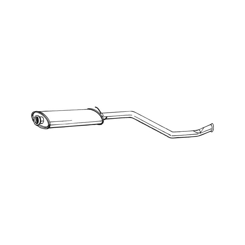 Stredný tlmič výfuku BOSAL 281-665