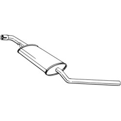 Stredný tlmič výfuku BOSAL 281-737