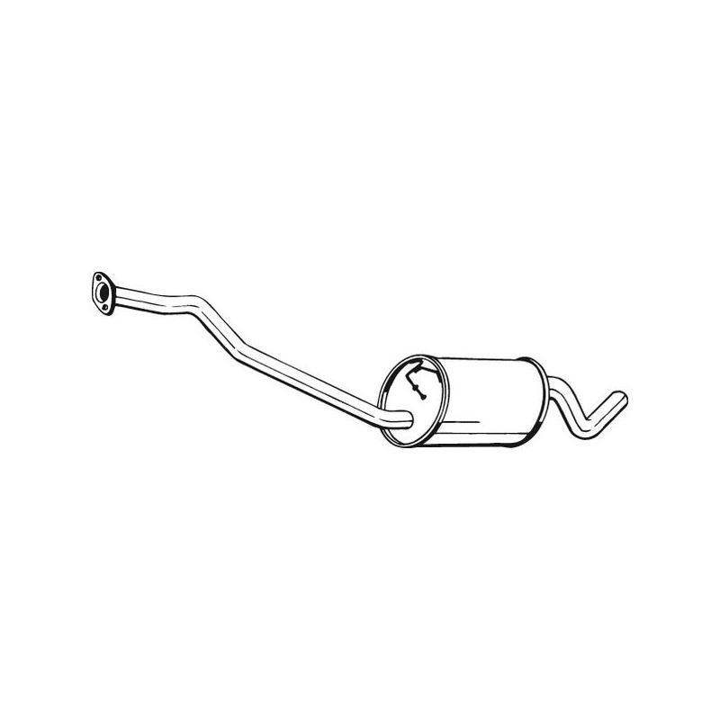 Stredný tlmič výfuku BOSAL 281-845