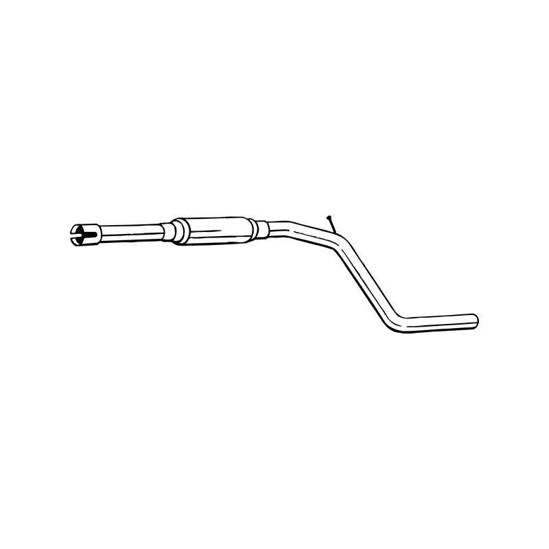 Stredný tlmič výfuku BOSAL 281-949