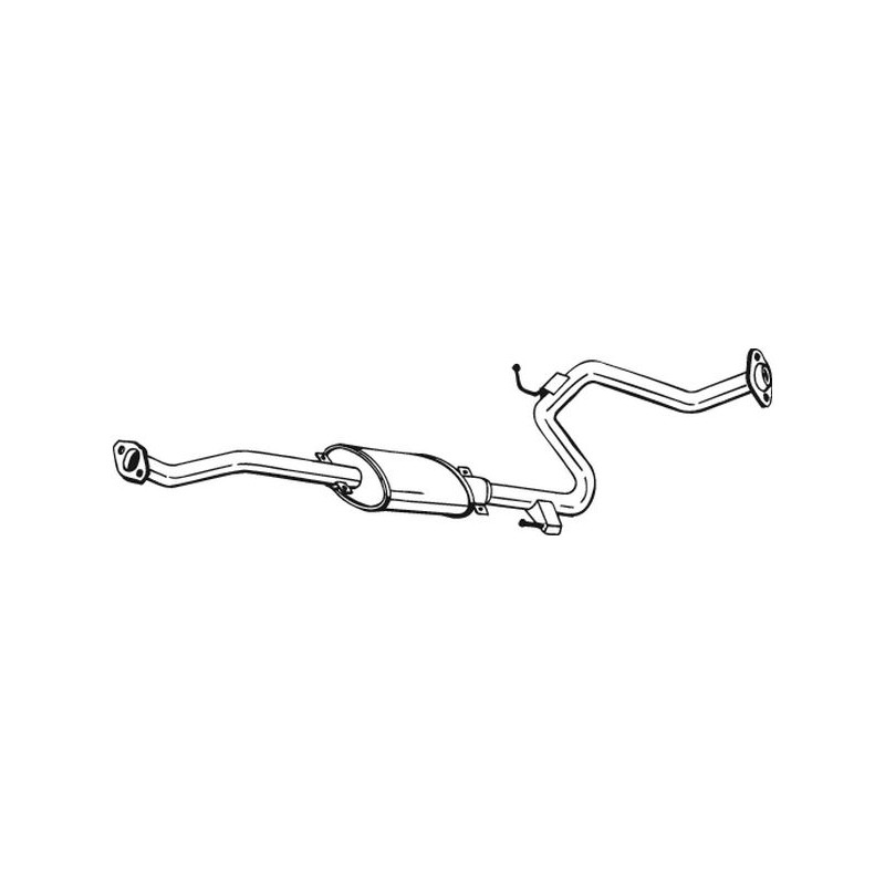 Stredný tlmič výfuku BOSAL 283-861