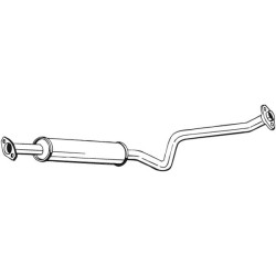 Stredný tlmič výfuku BOSAL 284-099