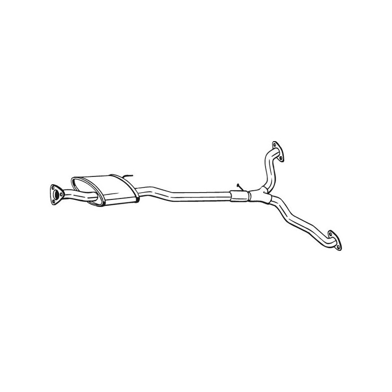 Stredný tlmič výfuku BOSAL 285-387