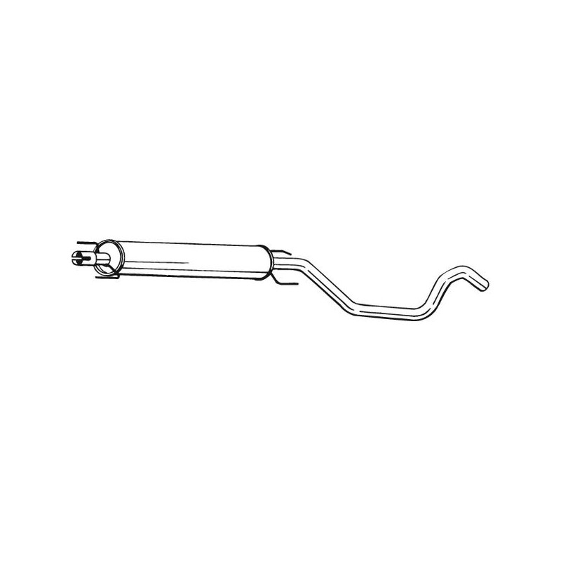 Stredný tlmič výfuku BOSAL 285-423