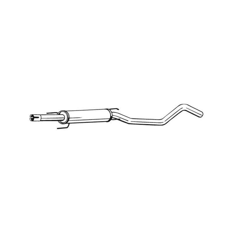 Stredný tlmič výfuku BOSAL 285-967