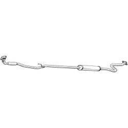 Stredný tlmič výfuku BOSAL 286-265