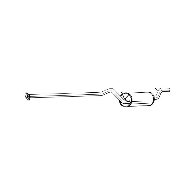 Stredný tlmič výfuku BOSAL 286-605