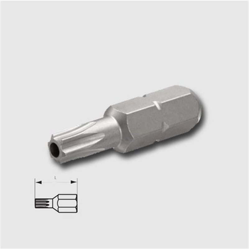 HONITON Bit 1/4&quot T15 s otvorom L25mm (torx) RS S2 systém  HW965-11-02515