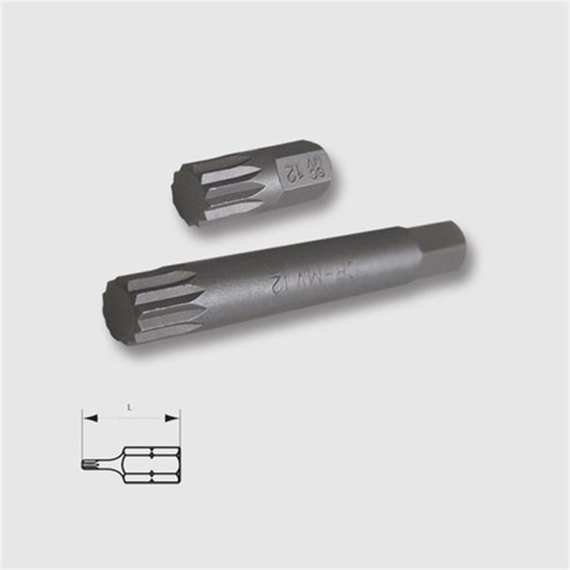 HONITON Bit 10mm XZN M12 L75mm  HXZN11-12