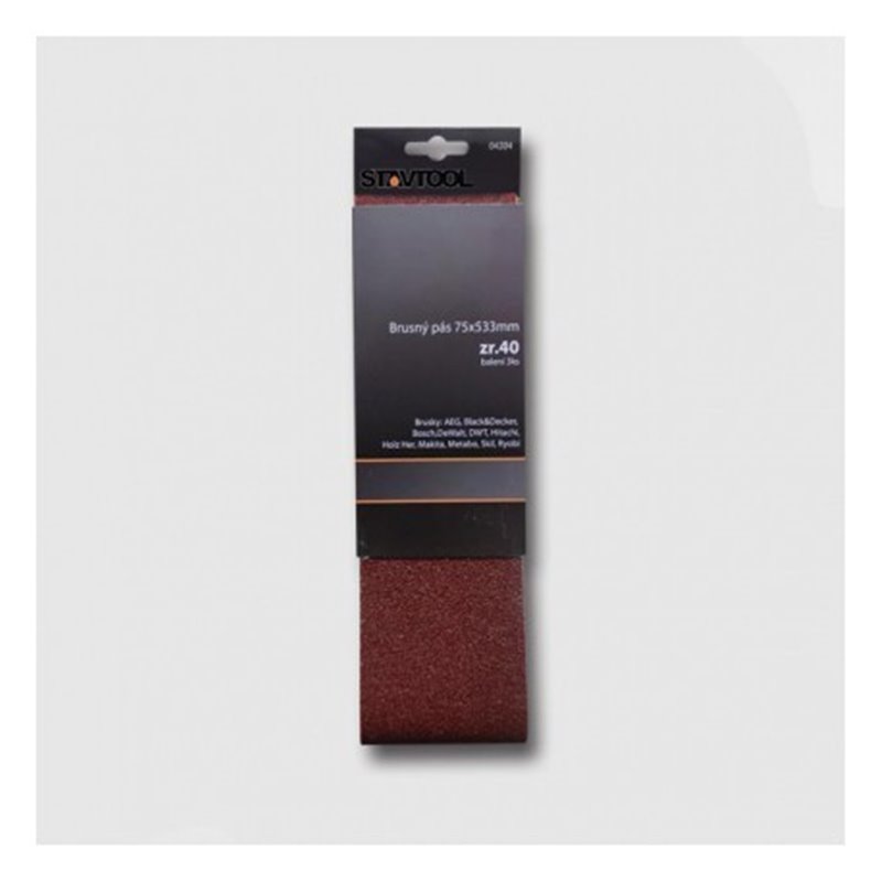 KLINGSPOR Brúsny pás 75x533mm 3ks zr.60 KL04206