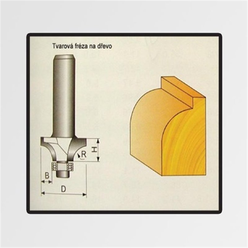 Trebor Fréza tvarová do dreva 35x16x11,1mm P70707