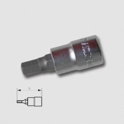 Trebor Hlavica 3/8&quot 4mm imbus zástrčná  HEX3-04