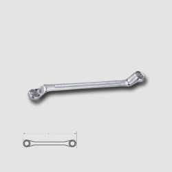 Trebor Klúč vyhnutý 14x15mm očkoplochý matný HDW751415E