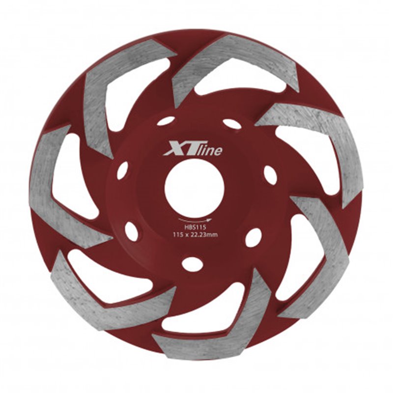 XTline Kotúč diamantový brúsny jednoradý 115mm HBS115