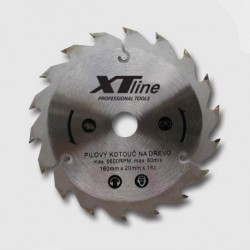 XTline Kotúč pílový s SK plátmi na drevo 165x20mm/48 zubov TCT16548