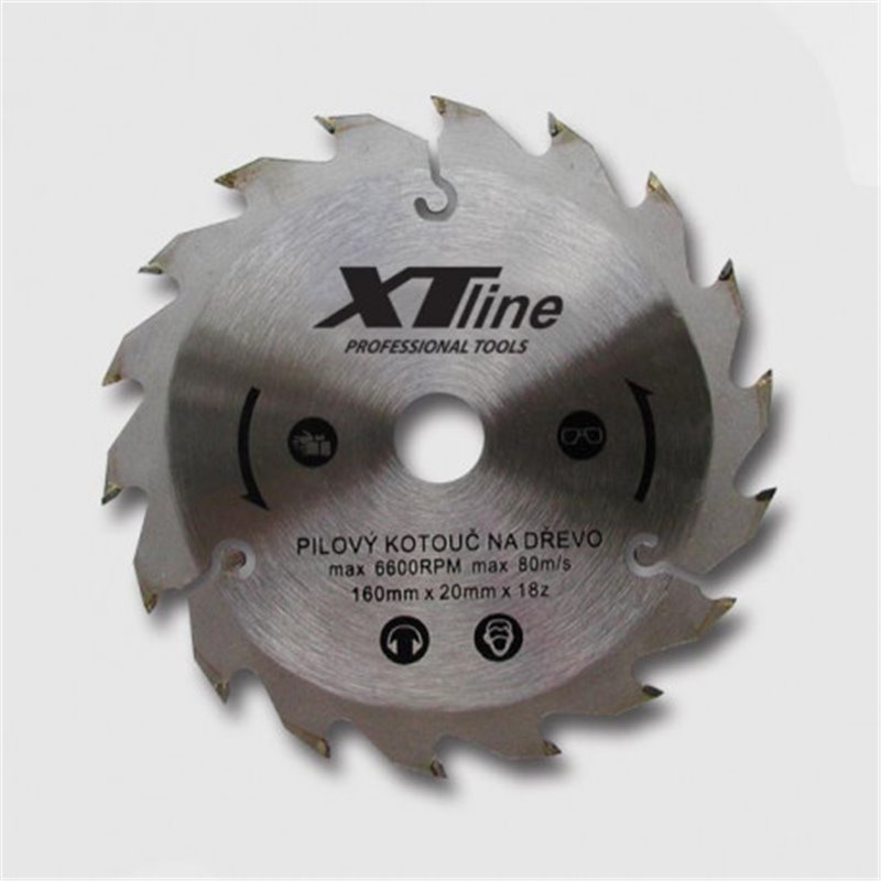 XTline Kotúč pílový s SK plátmi na drevo 255x30mm/60 zubov TCT25560