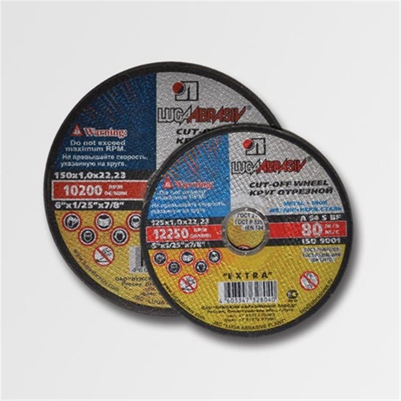 Trebor Kotúč rezný na oceľ a nerez 150x1,6x22,2mm LU15016